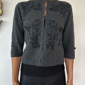 Maxou beaded knit cardigan